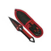 Set de 3 couteaux  lancer ALBAINOX Red Eagle 32276