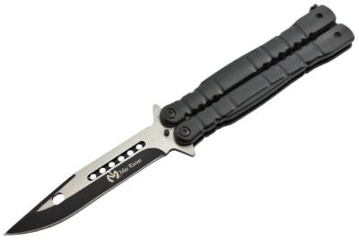 Couteau papillon Maxknives P49 noir lame 10.3 cm