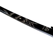 Katana ornemental ZS574 noir lame 65 cm