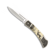 Couteau pliant dcor CERF 10823 lame 8 cm