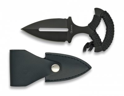 Push dagger acier noir Albainox 31880 13.1 cm