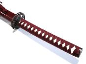 Katana ornemental SW1353 rouge lame 68 cm