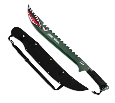 Machette latine Albainox 32541 ligne Angry shark