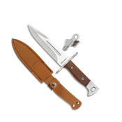 Couteau  baonnette ALBAINOX 32505 lame 15 cm manche bois
