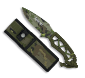 Couteau tactique encordé APALACHEE 32252 camo vert