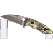 Couteau K25 kydex green python 32466 lame 7 cm