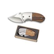 Couteau pliant bois Albainox 18509 lame 4.6 cm