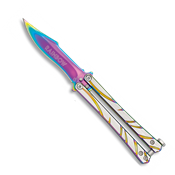 Couteau papillon ALBAINOX 02147 irislame 8.2 cm