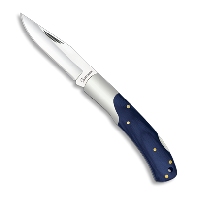 Couteau de poche ALBAINOX 18235 lame 7.5 cm manche bleu