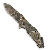 Couteau plaint automatique Camo leaf Albainox 18321-A Lame 8.4 cm